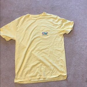 Yellow vineyard vines shirt